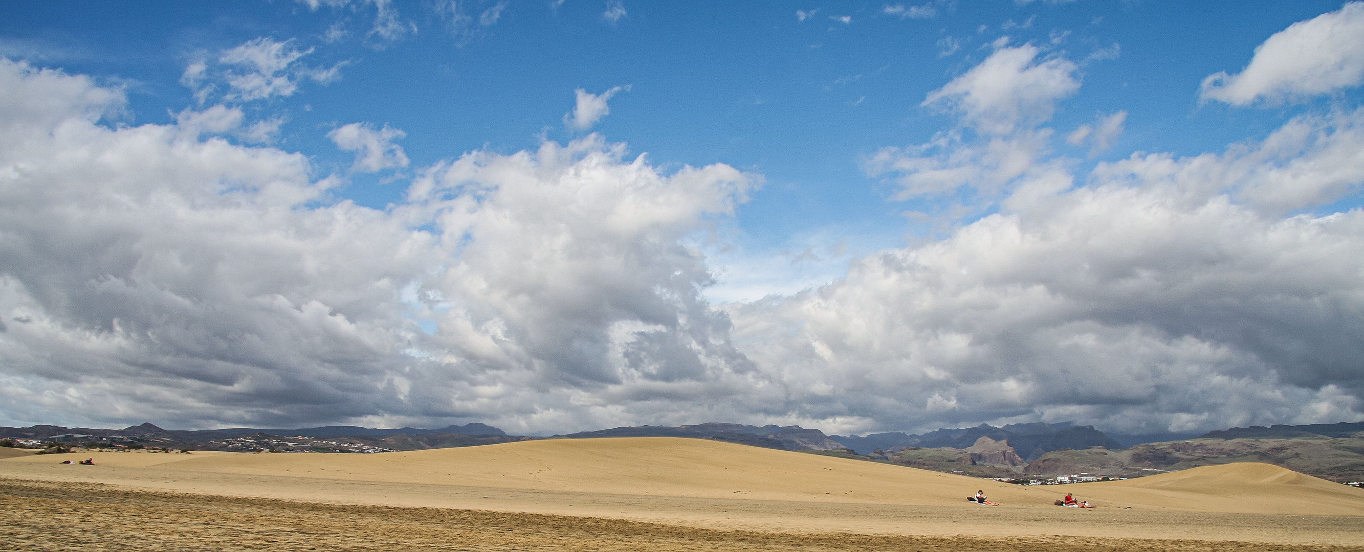 Die Dünenlandschaft...