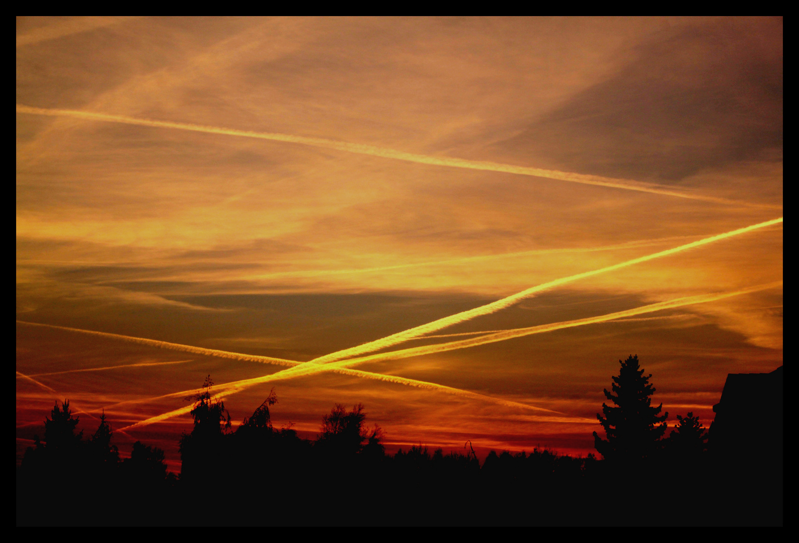 Die durchkreuzte Abendstimmung