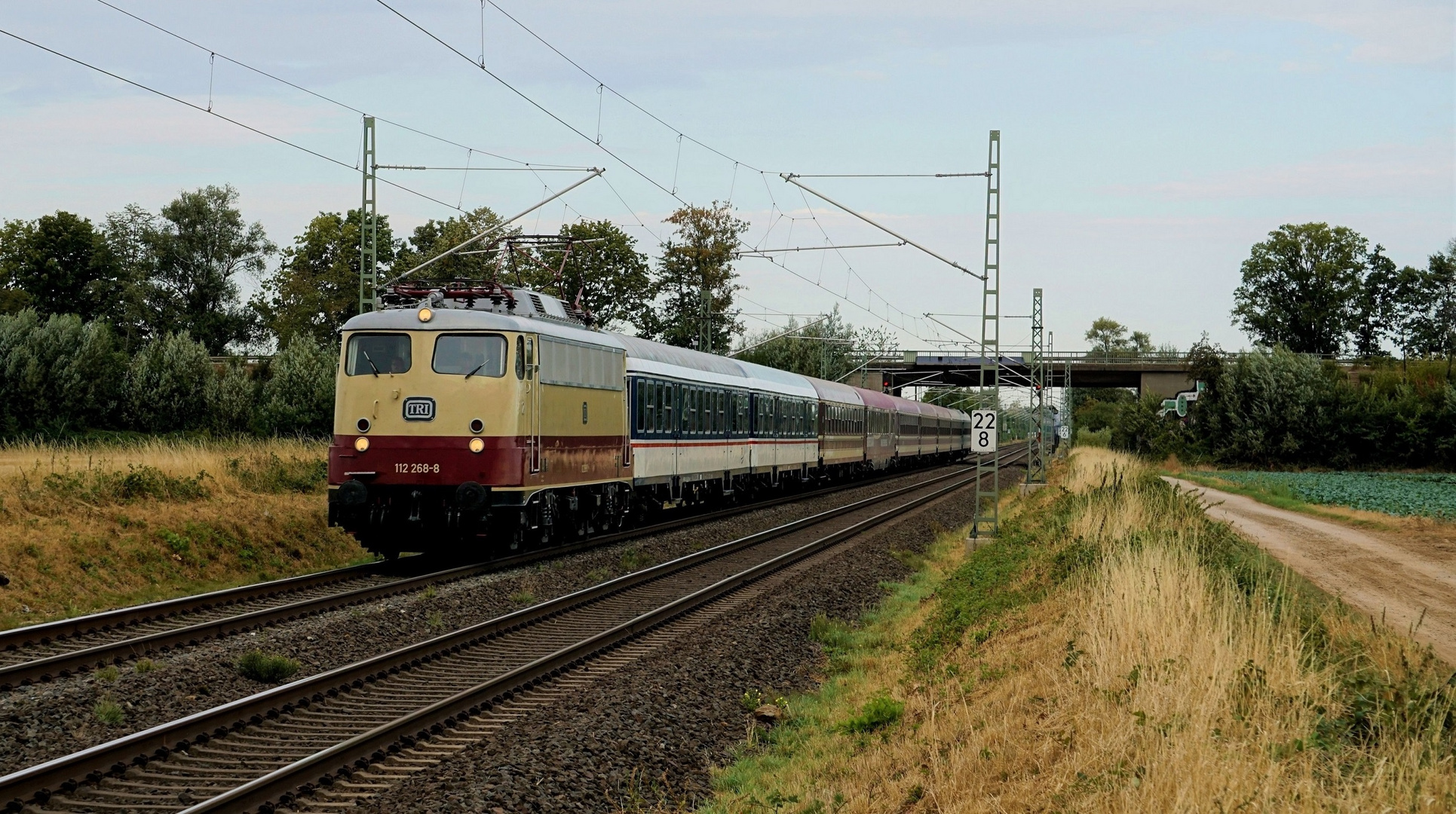 Die E10 1268 von Münster Hbf nach Heidelberg-Altstadt