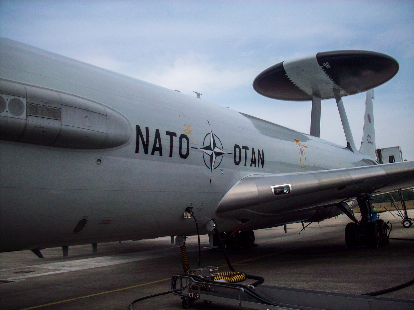 Die E3A AWACS von sehr nahe betrachtet