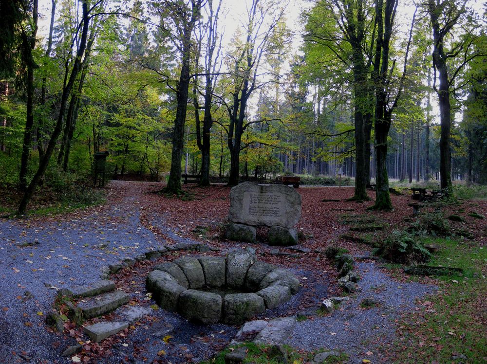 Die Egerquelle im Fichtelgebirge