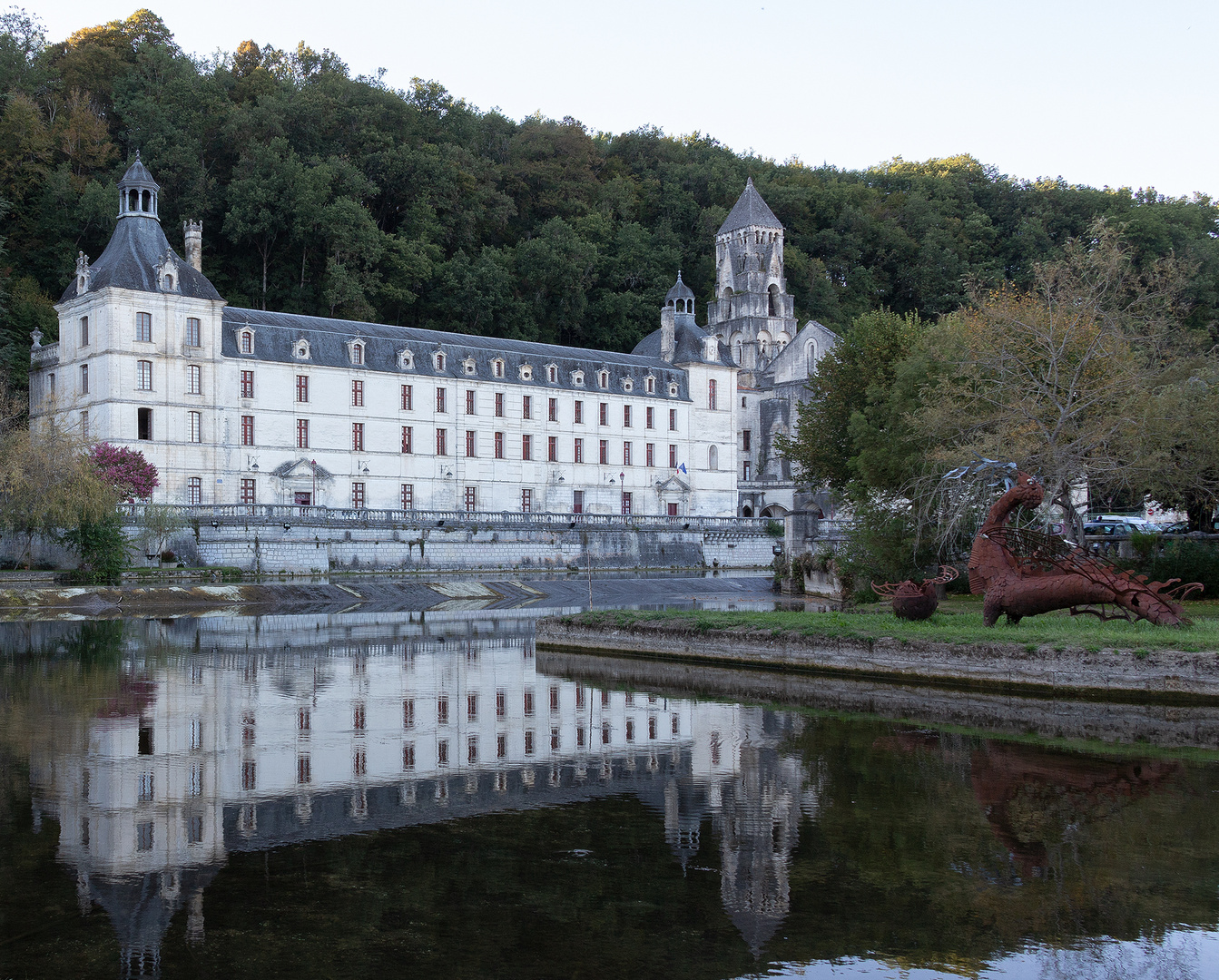 die ehemalige Abtei in Brantôme