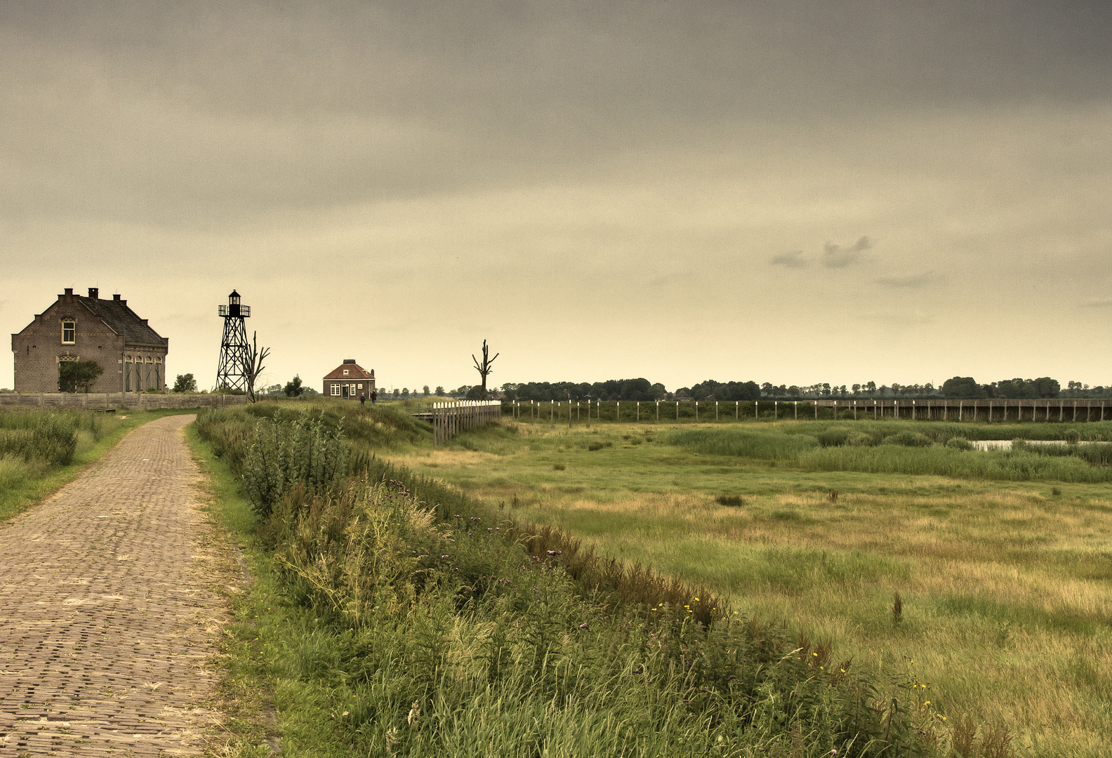 Die ehemalige Insel Schokland, verlassen,trockengelegt und vergessen