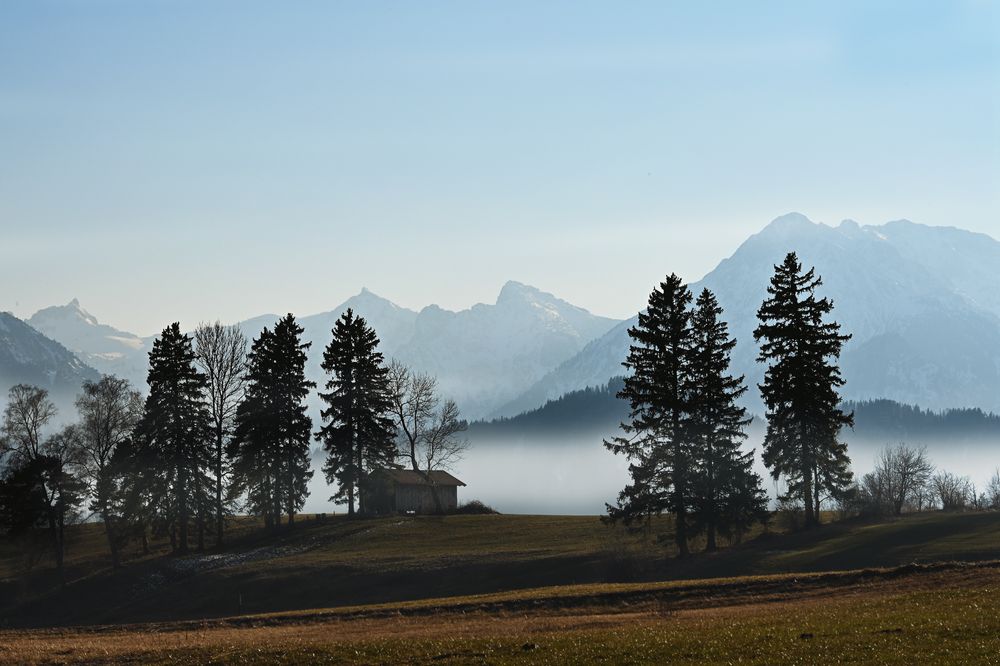 Die einsame Hütte