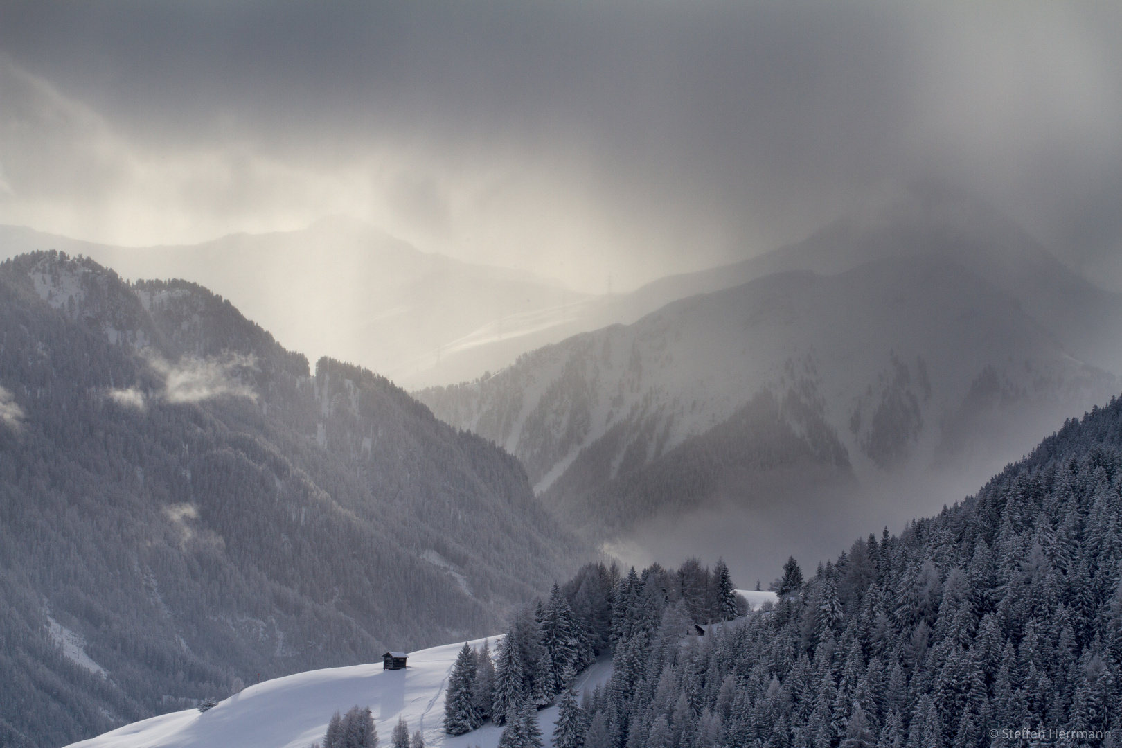 Die einsame Hütte