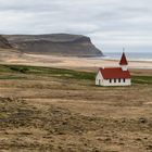 Die einsame Kirche von Breiðavík
