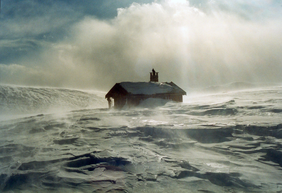 Die einsamme Hütte