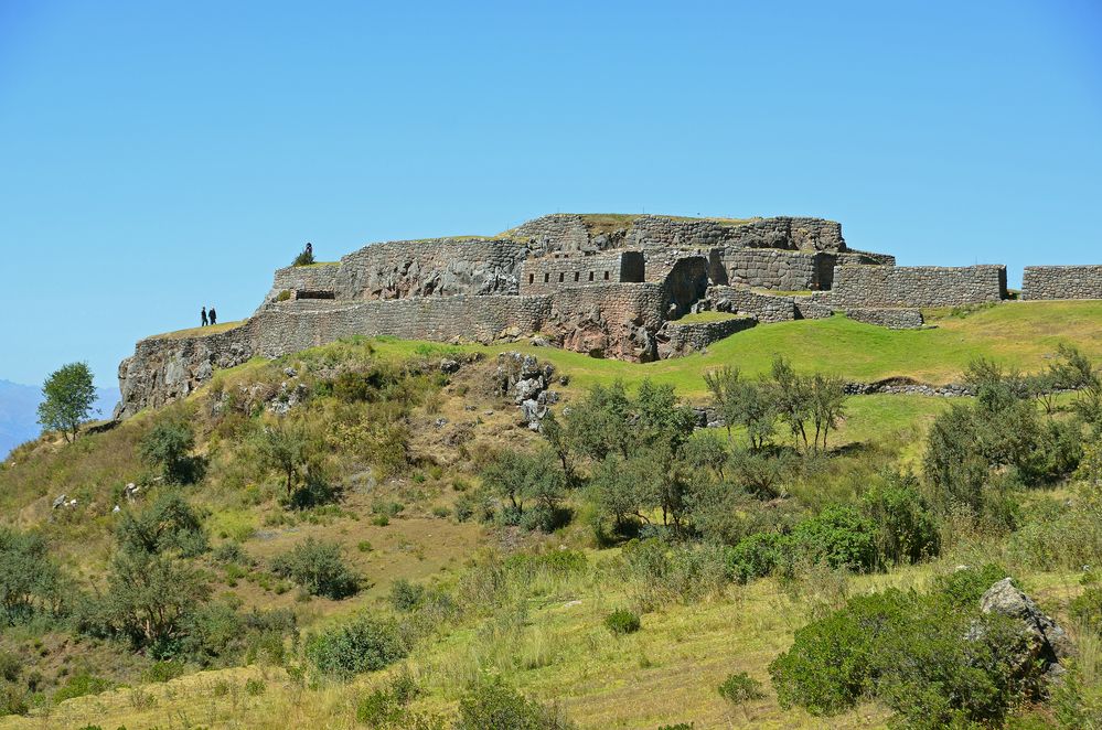 Die einstige Inka-Festung Puka Pukara bei Cusco