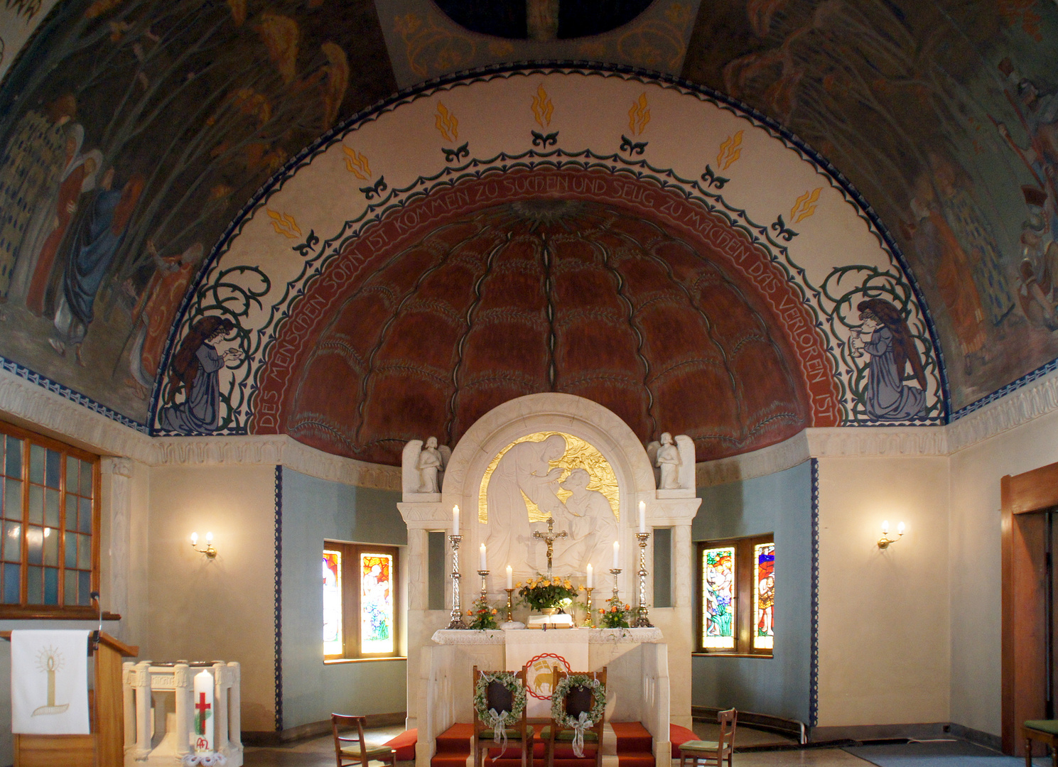 Die einzige Jugendstilkirche im Erzgebirge