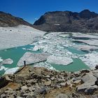 Die Eisberge des Chüebodengletschers