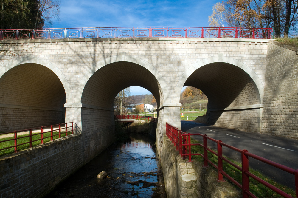 Die Eisch bei den ""Drai Brecken" bei Eischen