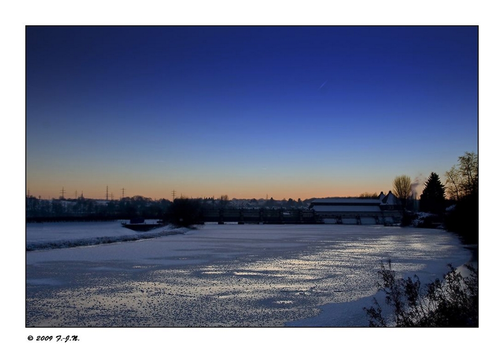 Die Eisdecke hat sich geschlossen......