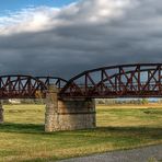 Die Eisenbahnbrücke in Dömitz#