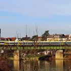 Die Eisenbahnbrücke von Bad zu Bad