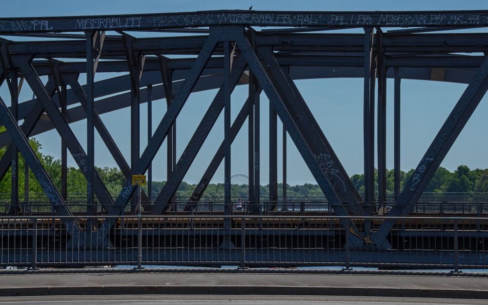 Die Eisenbrücke in Treptow