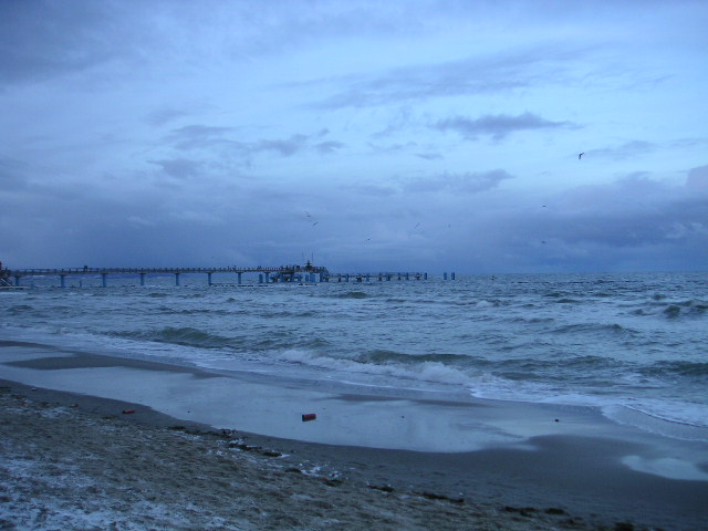 Die eiskalte Ostsee im Januar