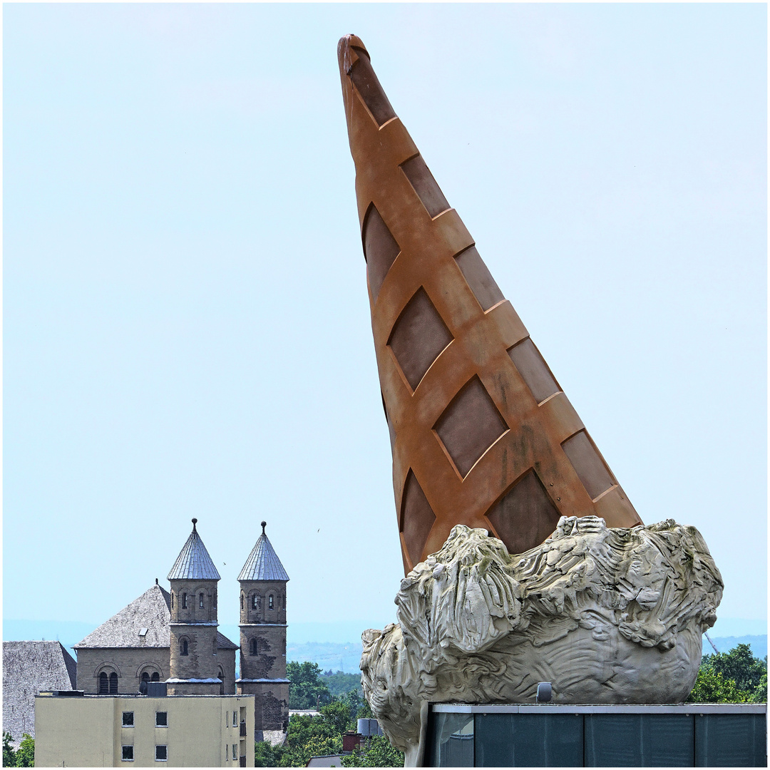 Die Eistüte von Claes Oldenburg Foto & Bild world, köln, deutschland