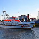 Die EISWETTE hält Wache im Hafen von Strucklahnungshörn 