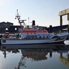 Die EISWETTE hält Wache im Hafen von Strucklahnungshörn 