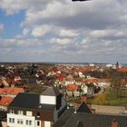 Die Elbbrücke in Tangermünde vom Kapitelturm