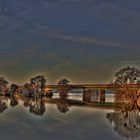 Die Elbbrücke Vockerode bei Dessau - Über diese führt die BAB 9  (HDR - Versuch)