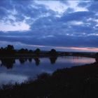 Die Elbe abends