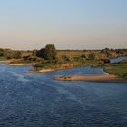 Die Elbe am Abend ......