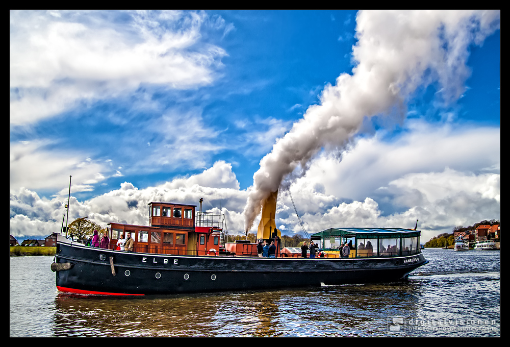 Die Elbe auf der Elbe