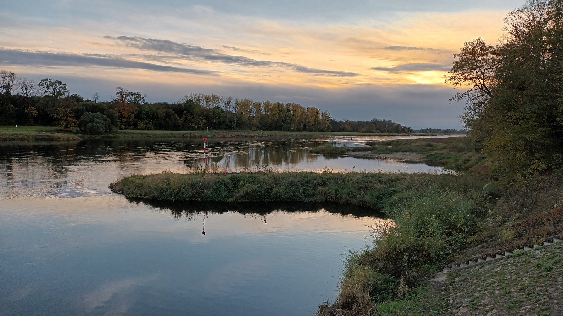 Die Elbe bei Coswig