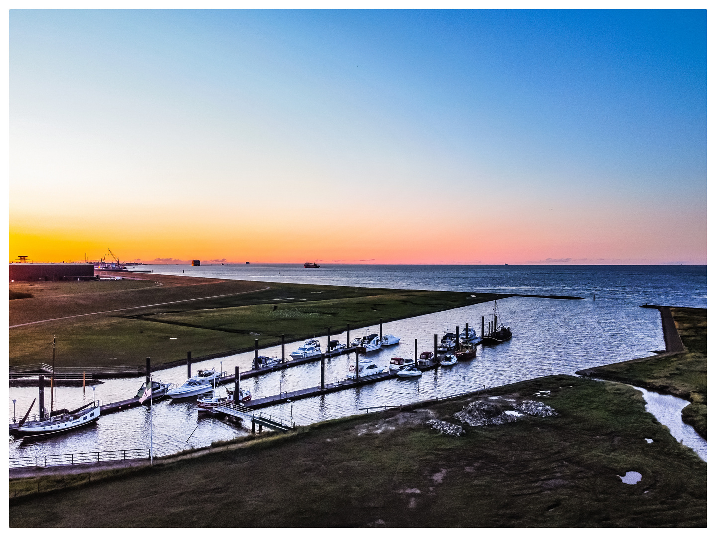 Die Elbe bei Cuxhaven 