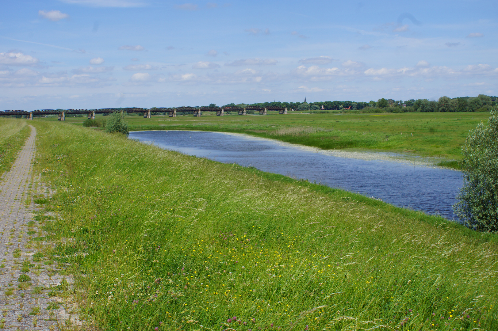 Die Elbe bei Dömitz