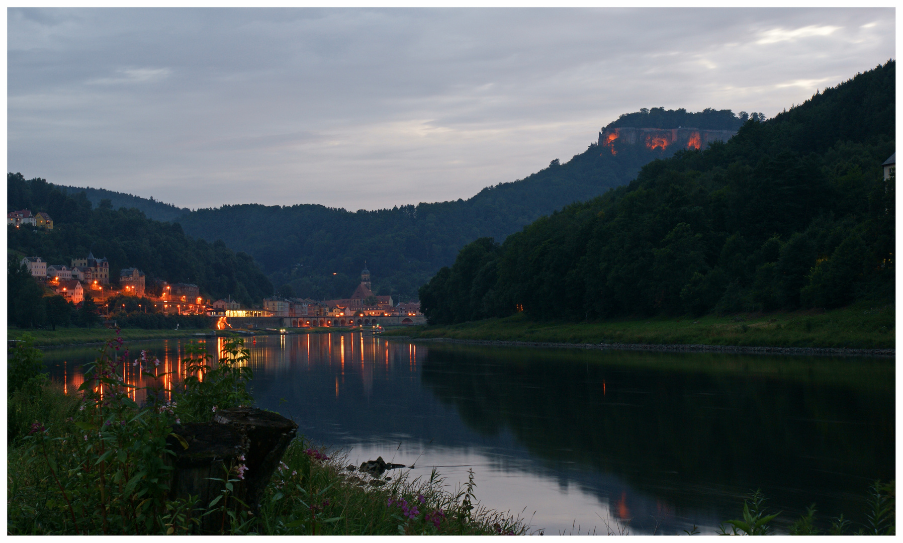 Die Elbe bei Königstein