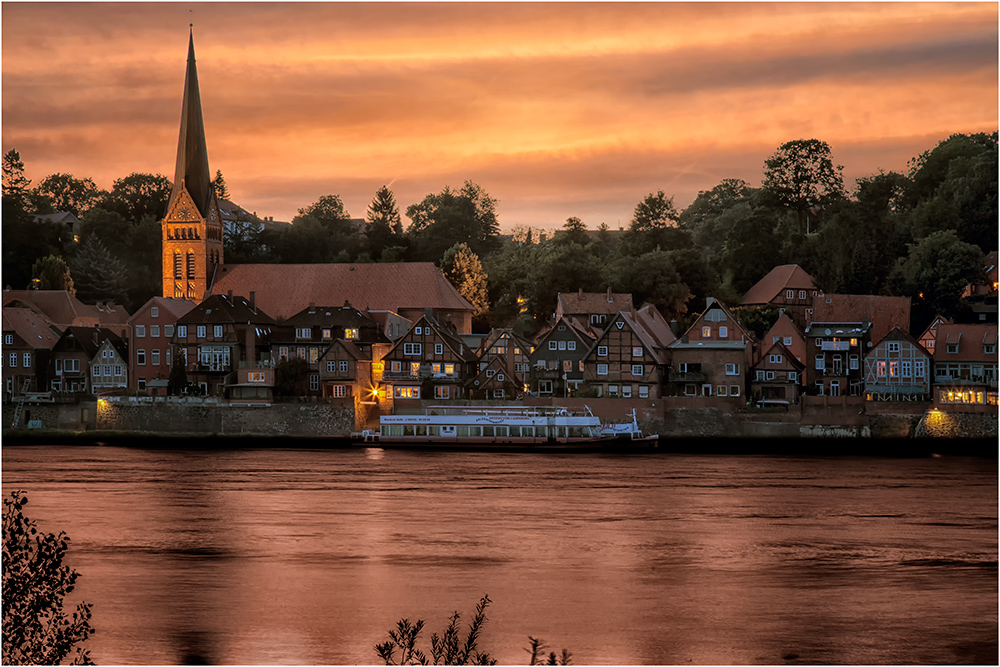 die Elbe bei Lauenburg 