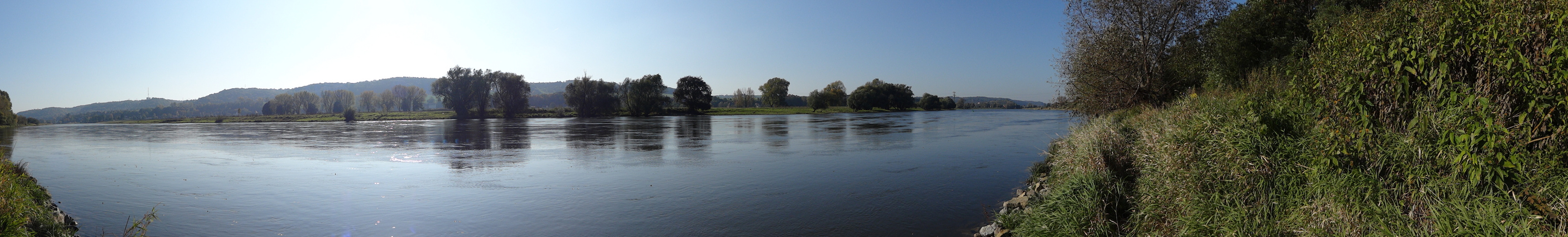 Die Elbe bei Radebeul