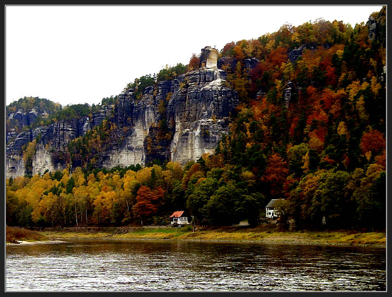 Die Elbe bei Rathen 2