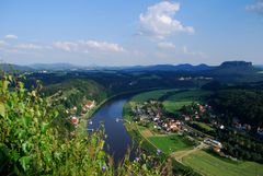 Die Elbe bei Rathen