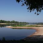 Die Elbe bei Sonnenschein und ohne Hochwasser