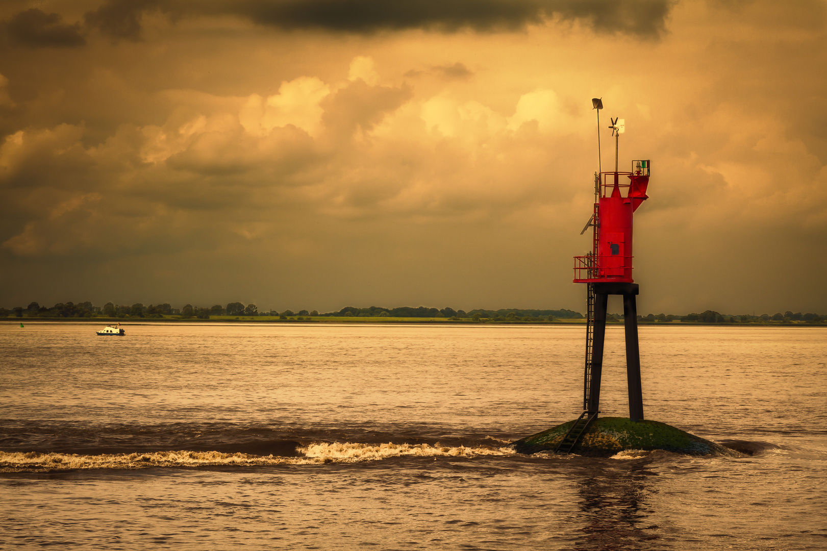 Die Elbe bei Wischhafen