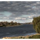 die Elbe im goldenen Oktober