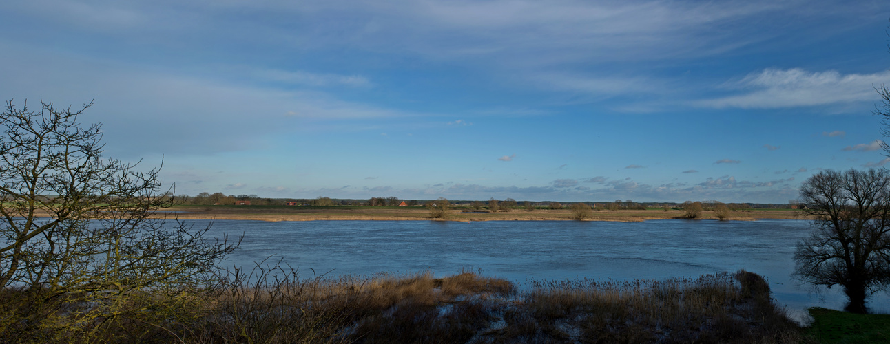 Die Elbe im Landkreis Lüchow Dannenberg