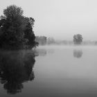 Die Elbe im Nebel