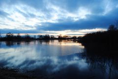 Die Elbe im Spiegelbild