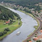 Die Elbe in Königstein