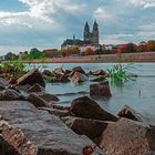 Die Elbe in Magdeburg