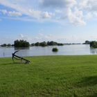 Die Elbe mit Hochwasser