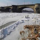 die elbe,bei sehr strengen frost