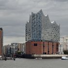 Die Elbphilharmonie bei Schmuddelwetter