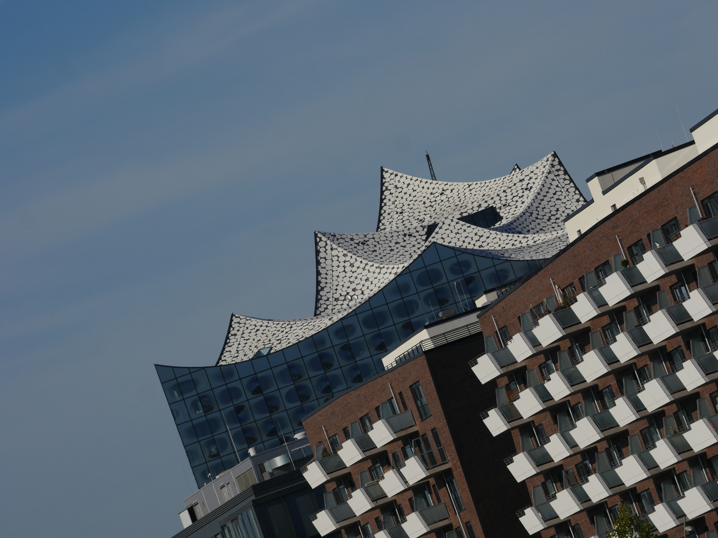 Die Elbphilharmonie... unbearbeitet