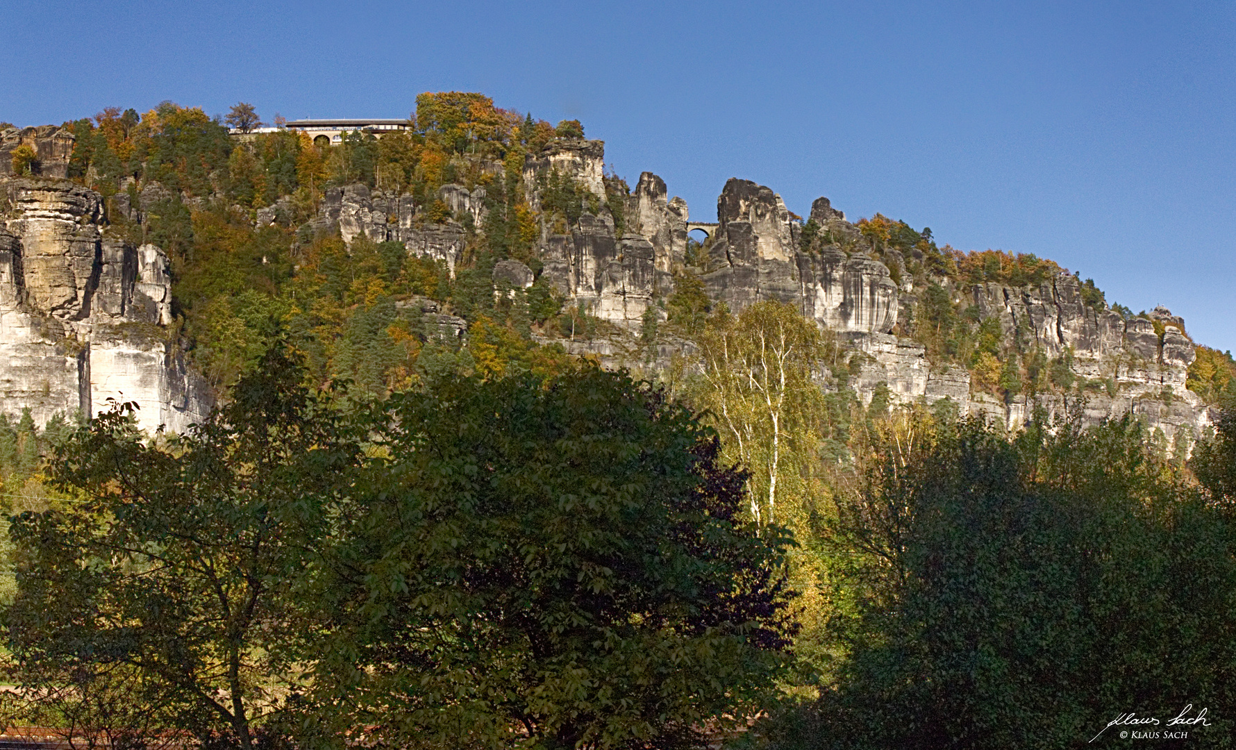 Die Elbsandstein Bastei ...