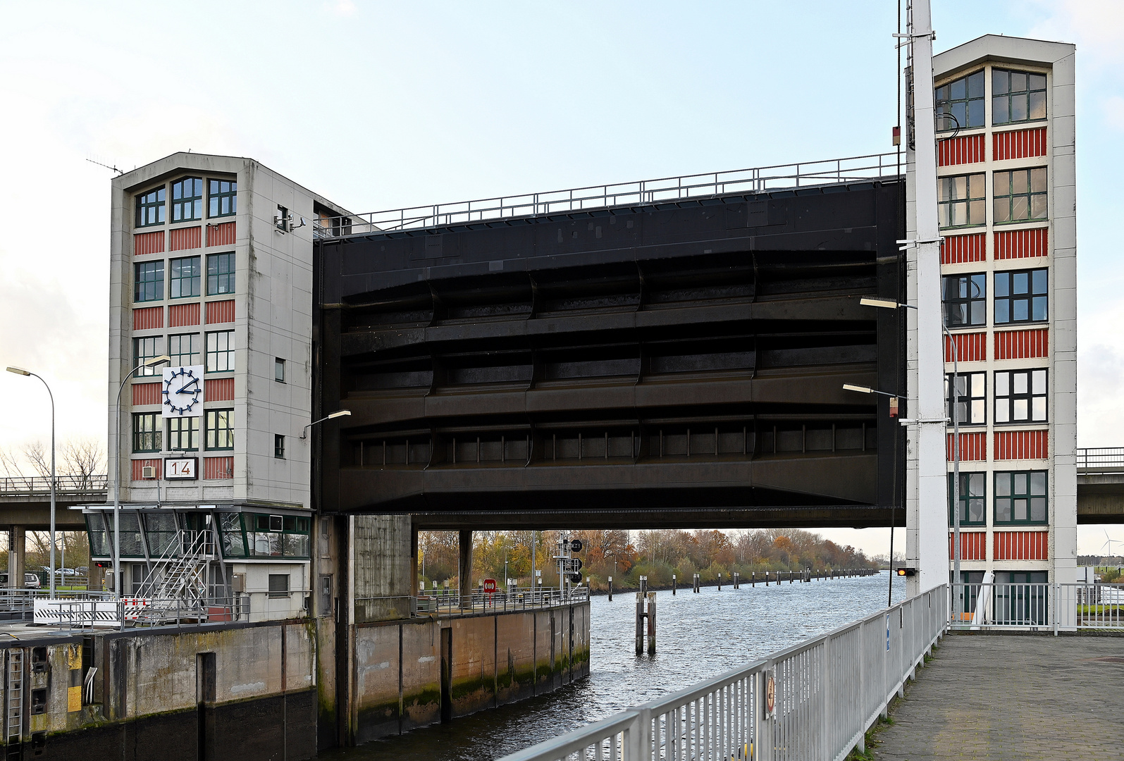 Die Elbschleuse bei Geesthacht